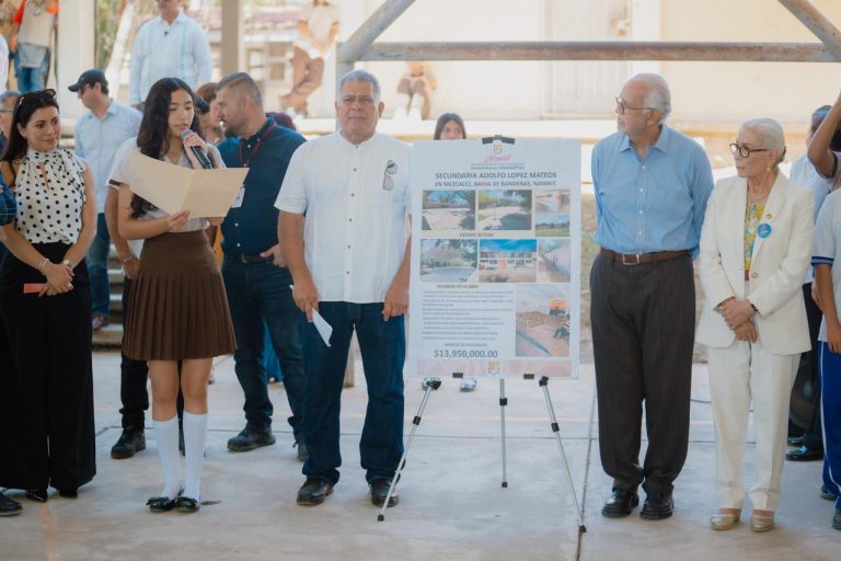 INICIA REHABILITACIÓN DE ESCUELA SECUNDARIA DE MEZCALES, BAHÍA DE BANDERAS