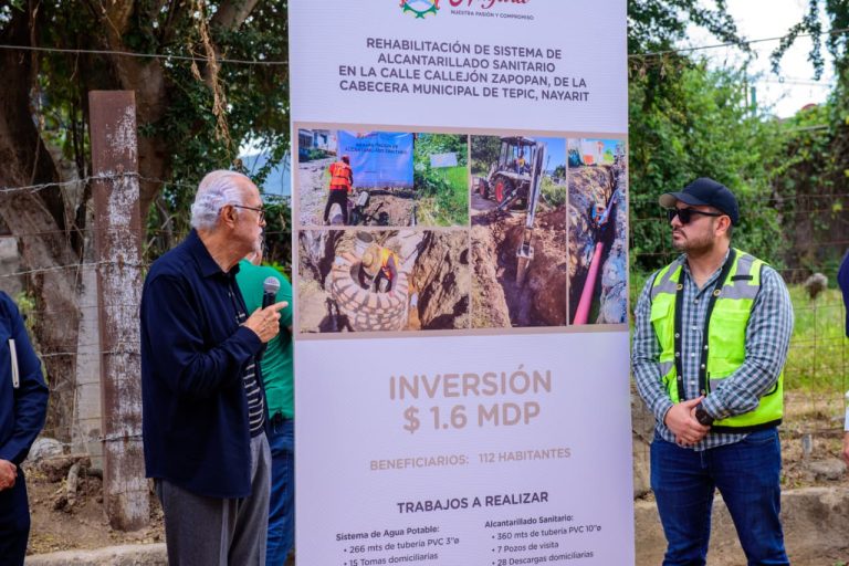 SIGUE EL DOCTOR LLEVANDO OBRAS A COLONIAS DE TEPIC