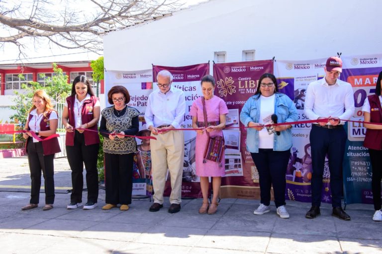 SHEINBAUM Y EL DOCTOR INAUGURAN EL CENTRO LIBRE PARA LAS MUJERES EN IXTLÁN DEL RÍO