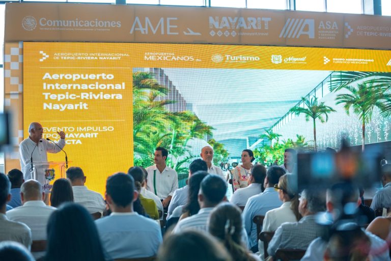 OBRAS DEL AEROPUERTO DE TEPIC ESTARÁN LISTAS ANTES QUE FINALICE EL AÑO; LA INVERSIÓN ES SUPERIOR A LOS CINCO MIL MILLONES DE PESOS