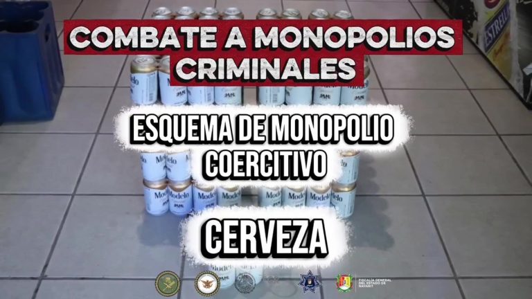 DURO GOLPE A GRUPOS CRIMINALES QUE TENIAN ILEGAL MONOPOLIO DE VENTA DE CERVEZA